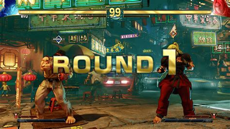 Round 1 - Street Fighter V | Interface In Game