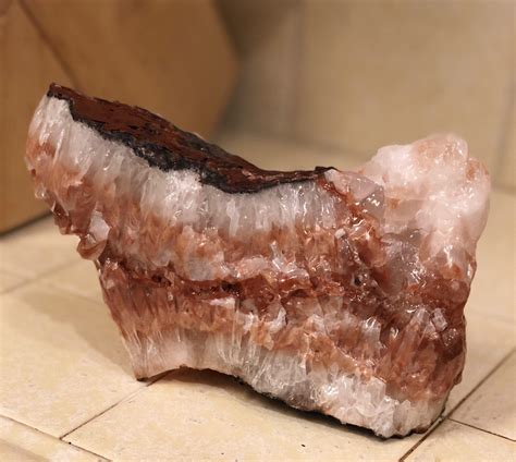 Snagged A Gorgeous Mexican Red Calcite From My Local Mineral Show This