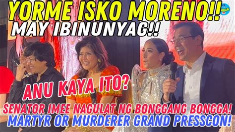 Direk Darryl Yap At Sen Imee Nagulat Ng Bongga Yorme Isko Moreno May Ibinunyag Anu Kaya Ito