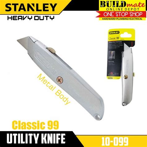 STANLEY Classic 99 Utility Cutter Knife Heavy Duty Metal Body 10 099