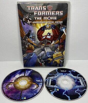 Transformers The Movie Dvd 1986 20th Anniversary Special Edition OOP