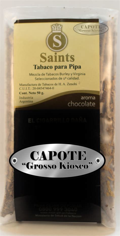 Saints Para Pipa Chocolate Argentina Capote Grosso Kiosco