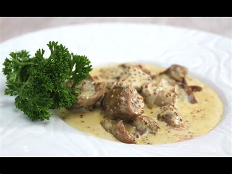 Recette Rognon De Veau Sauce Moutarde Kelvin Adam