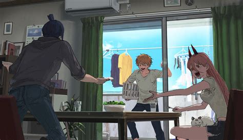 Denji Power Mark Gavatino Chainsaw Man Hentai Arena My XXX Hot Girl