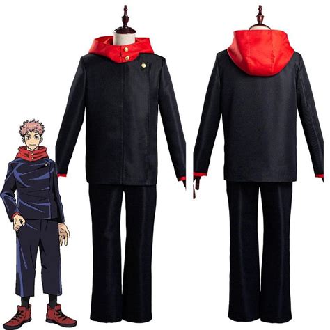 Jujutsu Kaisen Yuji Itadori School Uniform Outfits Halloween Carnival Suit Cosplay Costume ...