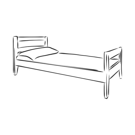 Bed Vector Sketch Vector Art At Vecteezy