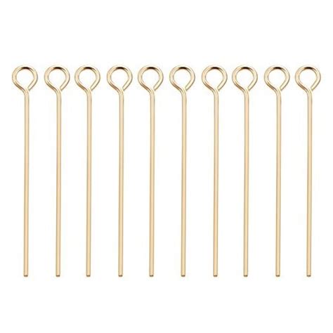 Buy Gold Plated Eye Pin Eye Pins 50mm Size Eye Pins Jewelry Beading