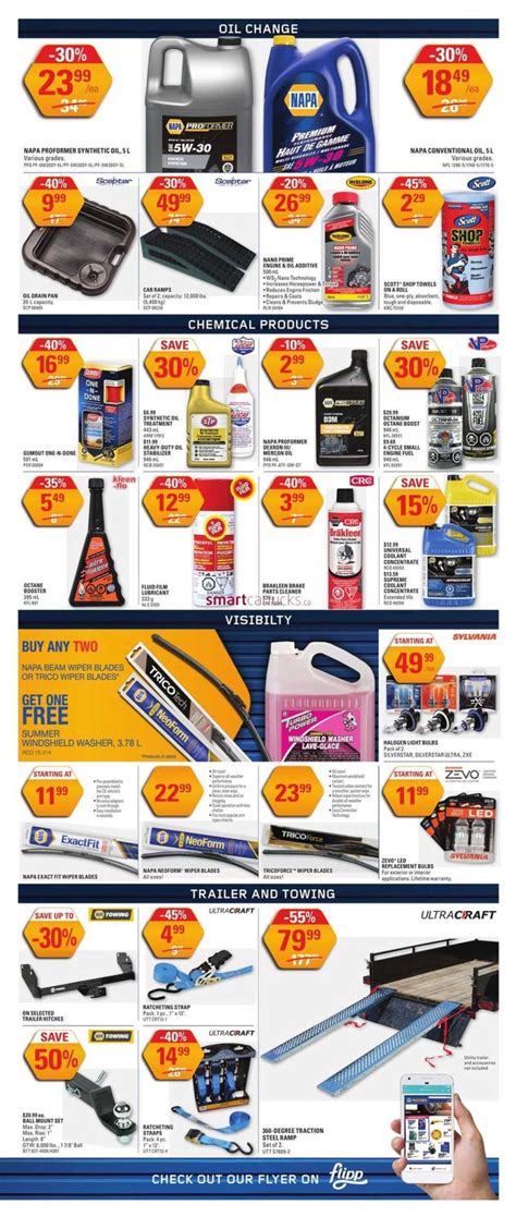 Napa Auto Parts Flyer May To