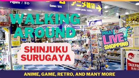 Live Shopping Surugaya Shinjuku Anime Video Game Store Tokyo Japan