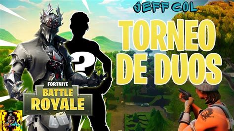 TORNEO DE DÚOS CON PREMIO en PARTIDAS PRIVADAS FORTNITE EN