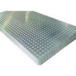 Jindal Rectangular MS Chequered Plate Thickness 2 3 Mm Material