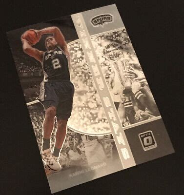 Donruss Optic Kawhi Leonard Winner Stays Silver Prizm Ebay