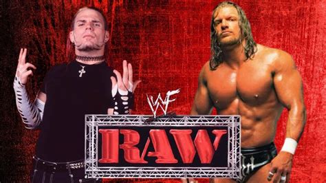 Jeff Hardy Vs Triple H WWF RAW YouTube