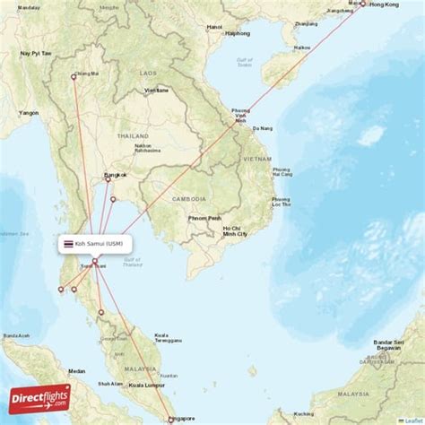 Direct Flights To Koh Samui Usm Thailand Directflights