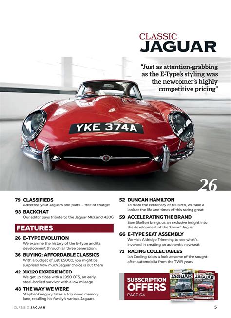 Classic Jaguar Magazine Octnov 2020 Subscriptions Pocketmags