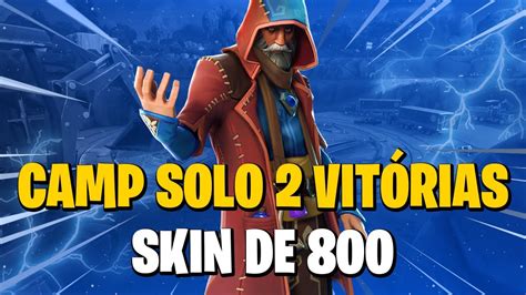 CAMPEONATO SOLO 2 VITÓRIAS SKIN 800 V BUCKS FORTINITE AO VIVO SALA