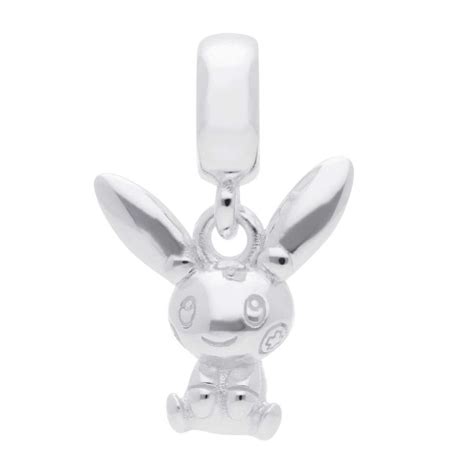 Pokémon Jewelry Charms Plusle Sterling Silver Dangle Charm Pokémon