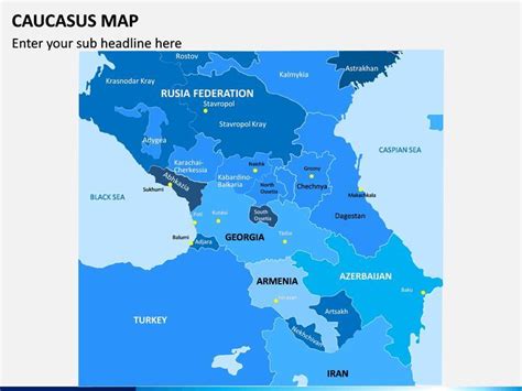 Caucasus Map | Map, Adygea, Powerpoint