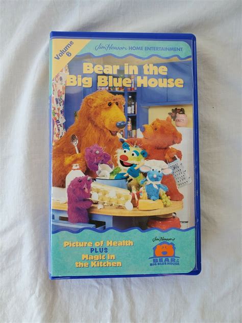 Mavin Bear In The Big Blue House Vhs Volume 6 Rare