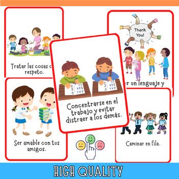 Spanish Classroom Rules Posters Class Expectations Regreso A La Escuela