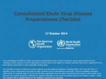 Consolidated Ebola Virus Disease Preparedness Checklist The Compass