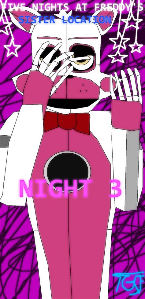 Fnaf Sister Location Night 3 Funtime Foxy By Thegamingshowfnaf84 On