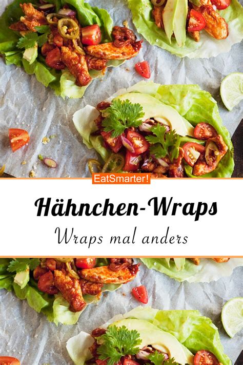 Hähnchen Salat Wraps Rezept EAT SMARTER