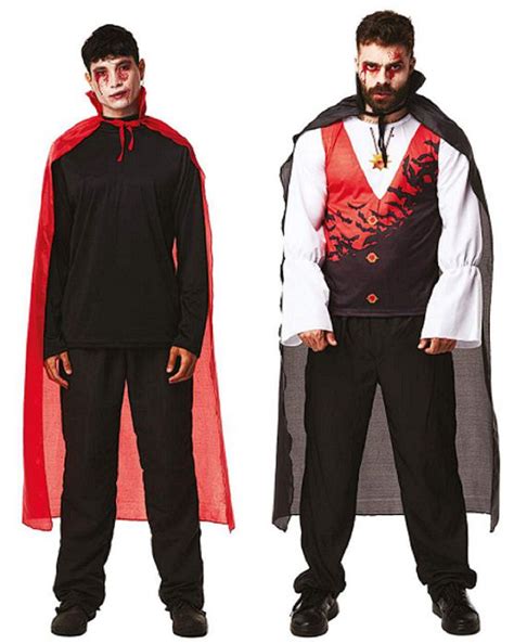 Fantasia Preta E Vermelha - Capa Halloween Adulto Vampiro Fantasia Dráck Preta Vermelha - 7 Artes ...