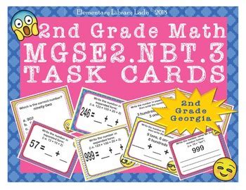 Georgia Math Mgse Nbt Nd Grade Task Cards Expanded Form Tpt