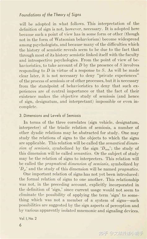 Foundations Of The Theory Of Signs By Morris Charles W