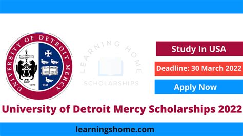 University Of Detroit Mercy Scholarships In Usa 2022 Learnings Home