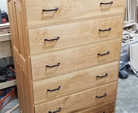 Cherry Chest with Remote Controlled Hidden Drawer by WoodGate | SimpleCove