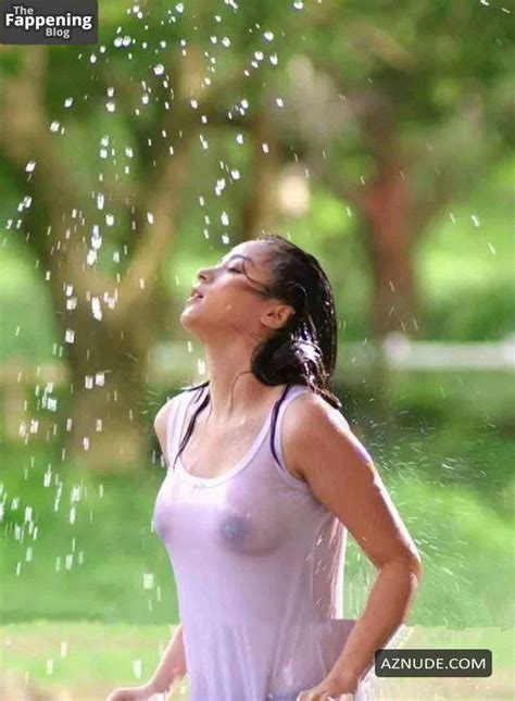 AJ Raval Sexy And Nude Photo Showing Off Her Wet Tits AZNude