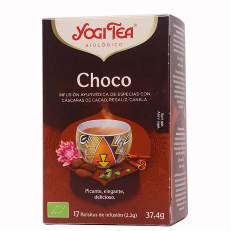 Yogi Tea Choco Infusión Ayurvédica 17 Bolsitas Farmasoler