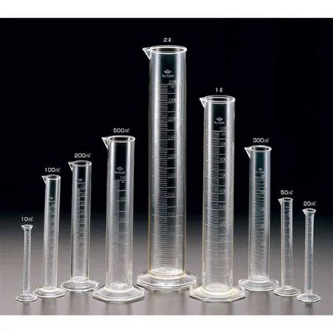 Cylindrical Measuring Cylinder Borosilicate Glass For Chemical