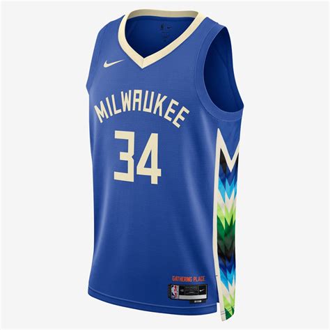 Regata Nike Milwaukee Bucks City Edition 202223 Masculina Nike
