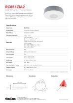 Detector De Presencia Rc Series Emcom De Techo De Oficina