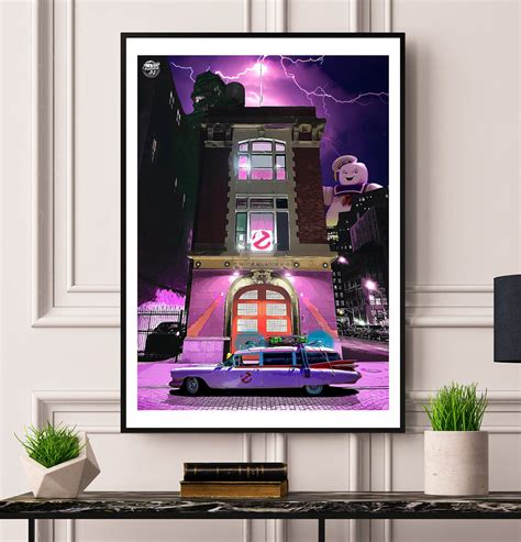 Ghostbusters Ecto 1 Print Ghostbusters Ecto 1 Poster - Etsy