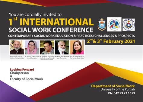 1st International Social Work Conference On 2nd And 3rd February 2021