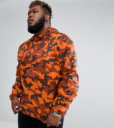 Orange Camo Jacket Jackets