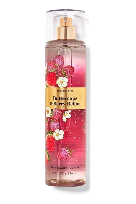 Womens Bath And Body Works Buttercups Berry Bellini Fine Fragrance Mist