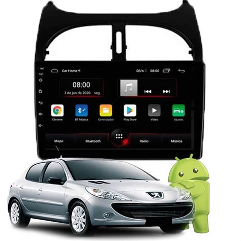 Central Multimidia Peugeot Gps Android Comando De Voz Shopee Brasil