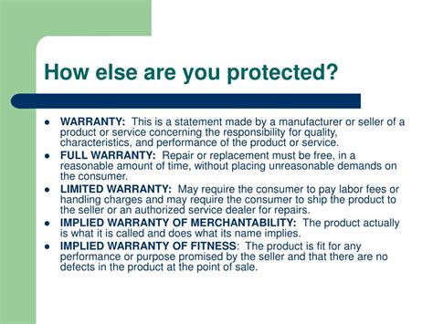 Ppt Consumer Protection Part I In A Three Part Series On Consumerism Powerpoint Presentation