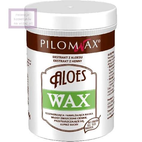 Laboratorium Pilomax Aloes Wax Nawilżająca i regenerująca maska do