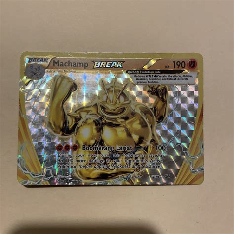 Machamp BREAK 60 108 Rare BREAK Pokemon XY Evolutions NM Values MAVIN