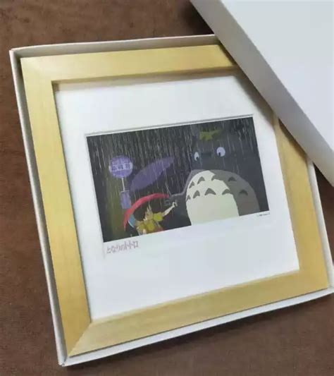 MY NEIGHBOR TOTORO Super Studio Ghibli Novelty Calendar Postcard Framed