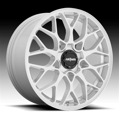 Rotiform Sgn R Satin Silver Custom Wheels R Sgn Rotiform