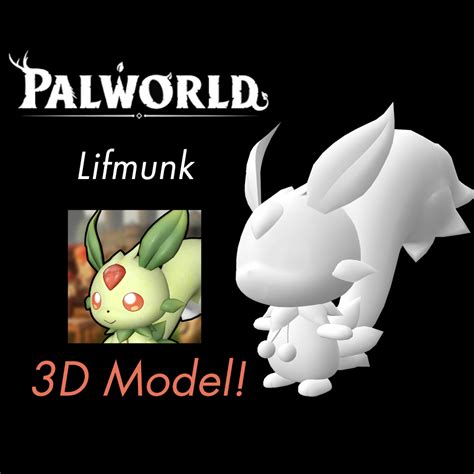 OBJ file Lifmunk 3D Model! - Palworld 🗺️・3D printable model to download・Cults