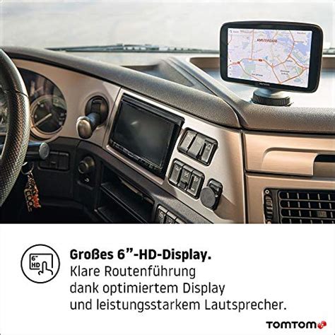 TomTom LKW Navigationsgerät GO Expert 6 Zoll HD Bildschirm Routen für