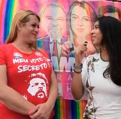 symmy larrat la candidata de colores  una diputacion federal en brasil